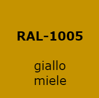 GIALLO MIELE RAL – 1005