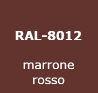 MARRONE ROSSO RAL – 8012